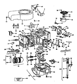 Part Location Diagram of 261187 Briggs and Stratton Crankshaft